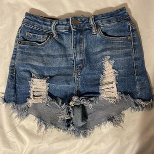Denim shorts, American Bazi, size small